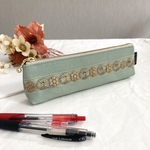 インド刺繍リボンのペンケース