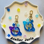 名入れミニシャカシャカキーホルダー✴︎宇宙