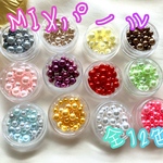 12色セットMIXパール パール 12色 カラフル ケース入り  TYPE-B