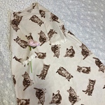 SALE 猫ちゃんラグランワンピース
