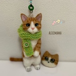 手のひらサイズの猫ちゃんストラップ（ミニサイズ・おまけ付き）