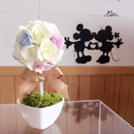 ♡受注製作♡わたあめ色♡トピアリー（ピンク×ブルー）