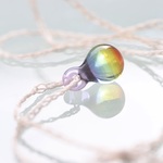 Rainbow（White Thread）：波動玉®（セブンチャクラ）【現品一点物・特別価格】