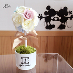 受注製作♡わたあめ色♡トピアリー（ピンク×ブルー）