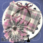 【1個限定🌹】ラブリーチェック💓□エコバッグ🌱(シュシュ１個プレゼント♪)