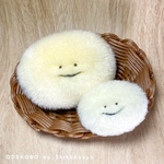 親子なむしパンくんぬいぐるみ【もふもふバニラくん】⑥