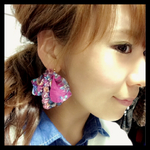 シフォンイヤリング