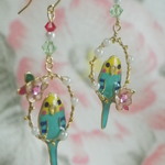 セキセイインコ＊ピアス