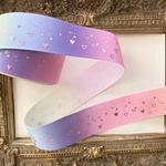 再入荷【2m♡25mm】ゆめかわりぼん♡グラデーション♡片面プリントグログランリボン♡推し活⭐️お洋服♡小物やヘアリボンアクセサリー作りにも♡