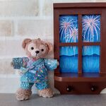甚平 （花火水色） ぬいば ダッフィー 