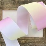 新作【2m♡38mm】グラデーション♡片面プリントグログランリボン♡推し活⭐️お洋服♡小物やヘアリボンアクセサリー作りにも