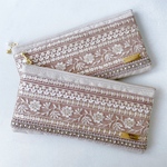 mulch pouch 【slim】/インド刺繍のマルチポーチ