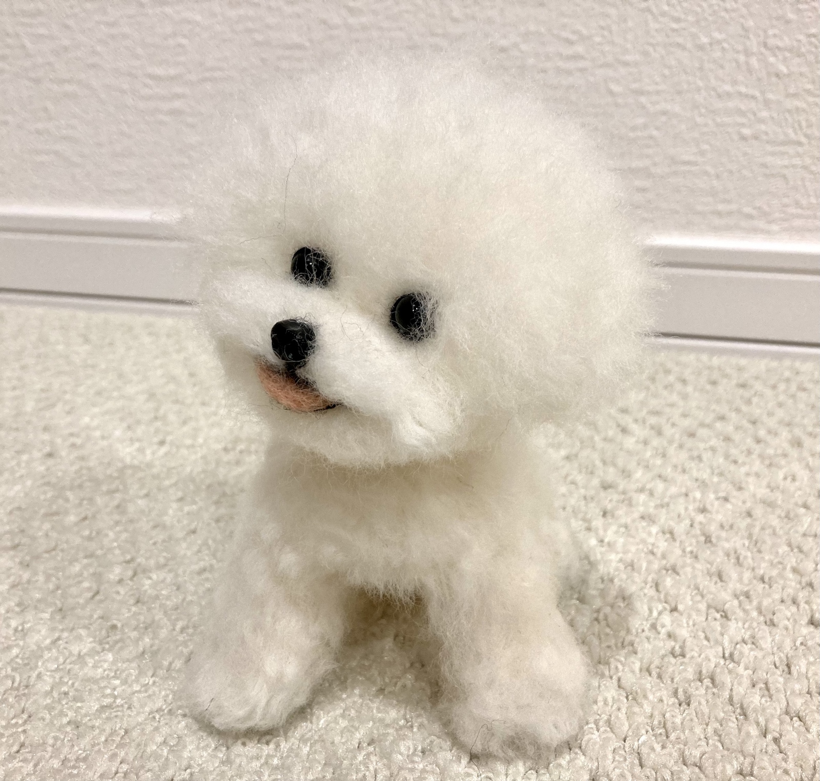 羊毛フェルト ビションフリーゼ 犬 トイプードル ビション