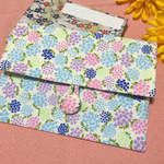 bambro1979様専用☆御朱印帳ケース・2冊収納可能〈紫陽花 青×水色〉
