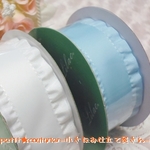 【送料無料】　No.1125　サテンリボン２色 ３８mm　６M