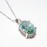 モアッサナイトのペンダント【大粒11.7ct】