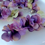 再々販♪アジサイのバレッタ・アンティーク《送料無料》〔Haru-No-Umi お花屋さん〕