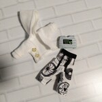 部屋着セットしろ×しろ《オビツろいど/標準/脚長》
