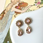 antique pink pierce / earring