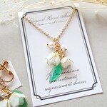 すずらんのネックレス　鈴蘭　母の日　お呼ばれ