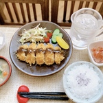 ミニチュア　フェイクフード  とんかつ　定食セット
