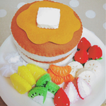 【受注製作♡送料無料】フェルト おままごと パンケーキ♡