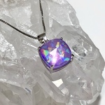 【水晶×レジン】暁の虹『近衛召喚士の首飾り』藤彩