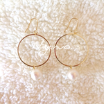 リングコットンパールピアス／イヤリング