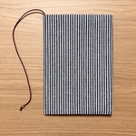 《 四六判》ブックカバー  ハンドメイド  ヒッコリー 