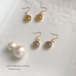 ☆ベージュorグレー//ニュアンスcolorピアス/イヤリング