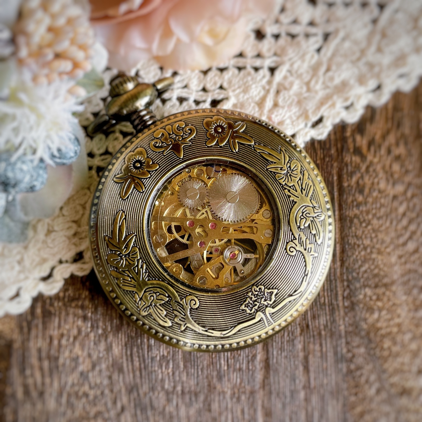 アンティークな地球儀の懐中時計 スチームパンク - Jack&coco's