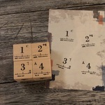 【2set限定】[4個セット] 目盛り Sサイズ ナチュラルver. - Scale S-size Natural ver. - [ラバースタンプ]