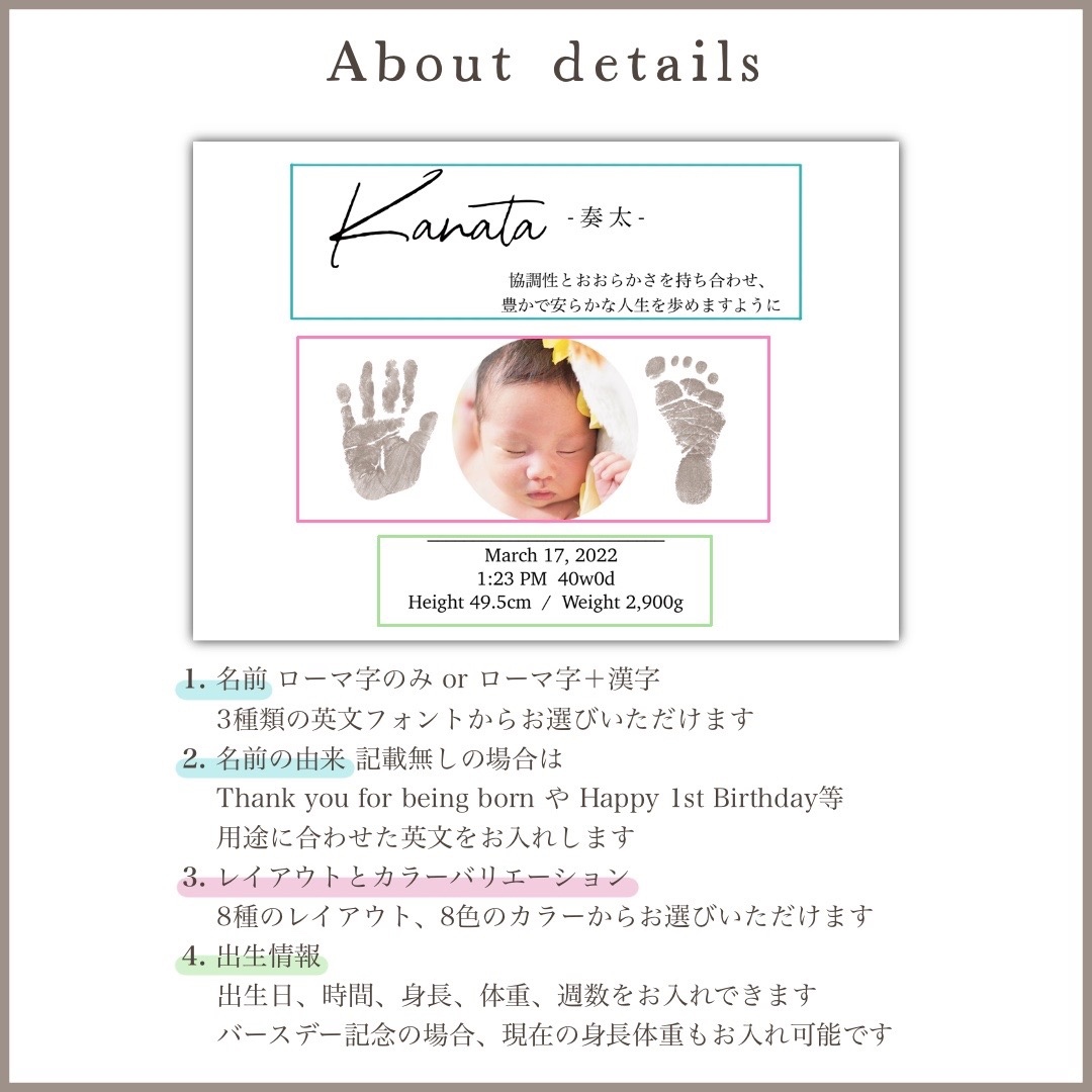 手形足形クリアシート】 手形足型 赤ちゃん baby ニューボーン