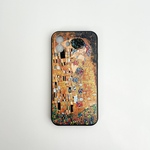 【iPhone14〜６全機種対応】グスタフクリムト　the kiss 接吻　アート　絵画　スマホケース　