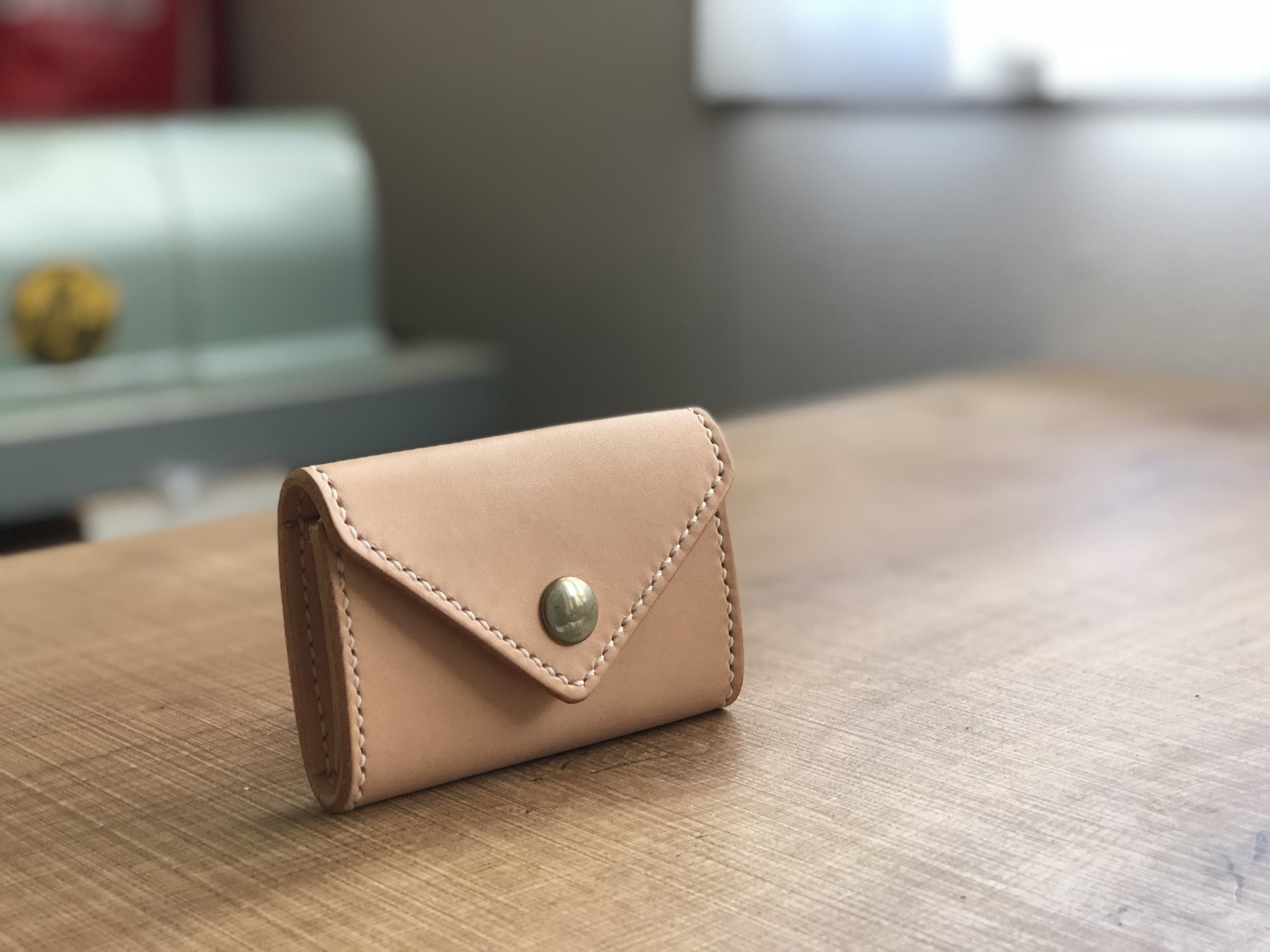 育てるヌメ革手縫いコインケース - CHABI Leather Works Gallery