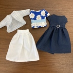 リカちゃん服　初夏のブルーコーデ