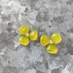 お花 ピアス イヤリング 黄色