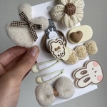 キッズ ベビー うさぎセット ギフト ヘアピン ヘアゴム ヘアアレンジ