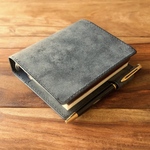  【W様オーダー品】　Micro5 システム手帳 Black【Square】