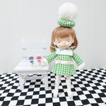 №49 レトロわんぴーすセット　モンストサイズ　ミディブライスサイズ