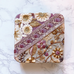 ジュエリーボックス　インド刺繍リボン　アクセサリー収納