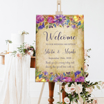 〜velvet flower〜ウェルカムボード結婚式