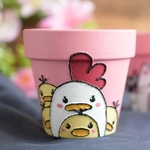 リメイク鉢【こっこ子こっこ孫こっこ】(送料込み)