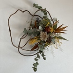  送料無料】ドライフラワー　壁飾り　リース