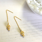 シンプル✳︎ゴールド✳︎揺れるピアス