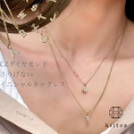 つけっぱなし！OK♪ 小さな イニシャル ネックレス 316L サージカルステンレス　 ネックレス 金属アレルギー対応　ステンレス