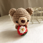 【半額セール！】コットン糸・赤イチゴクマさん