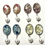 ゆらゆらピアス【紫】