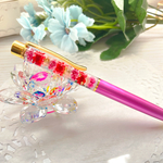 ハーバリウムボールペン　ハンドメイド　替芯付き
