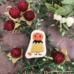 ハロウィンのパンプキンちゃんピンブローチ